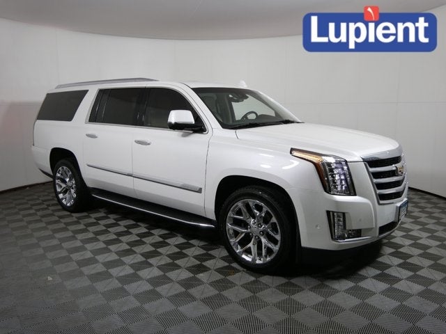 Used 2018 Cadillac Escalade ESV Premium Luxury with VIN 1GYS4JKJ9JR162063 for sale in Golden Valley, Minnesota